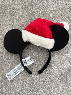 Santa Mickey Ear Headband